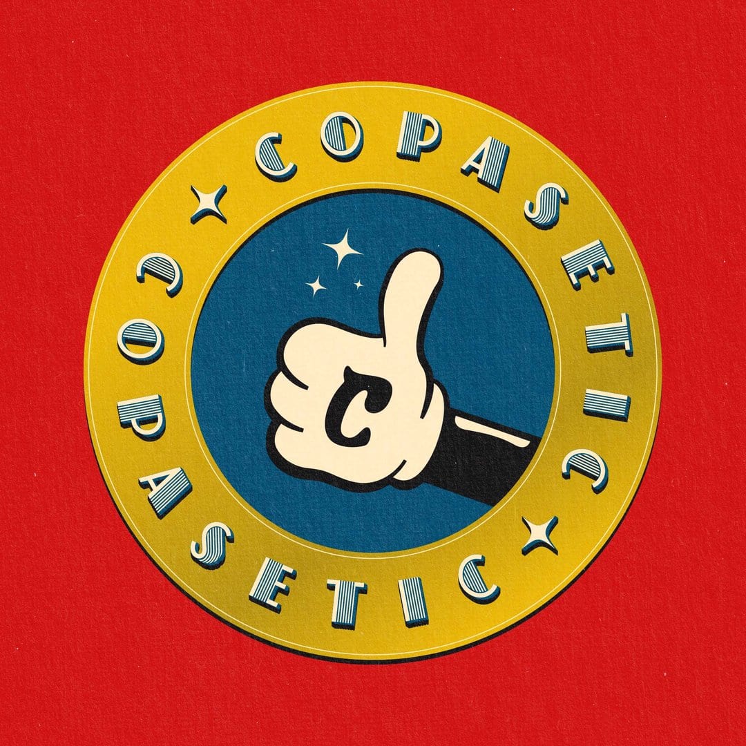 Back of hand cartoon logo for Copasetic.
